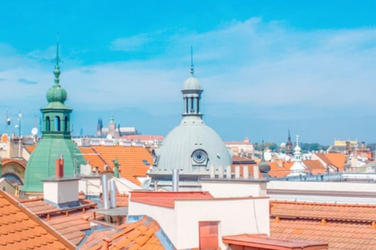 View from the rooftop terrace